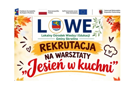 Rekrutacja na warsztaty ''Jesień w kuchni''.