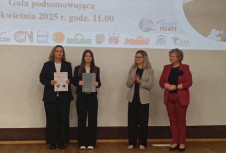 Laureatka wojewódzkiego konkursu interdyscyplinarnego o Wielkich Polakach 